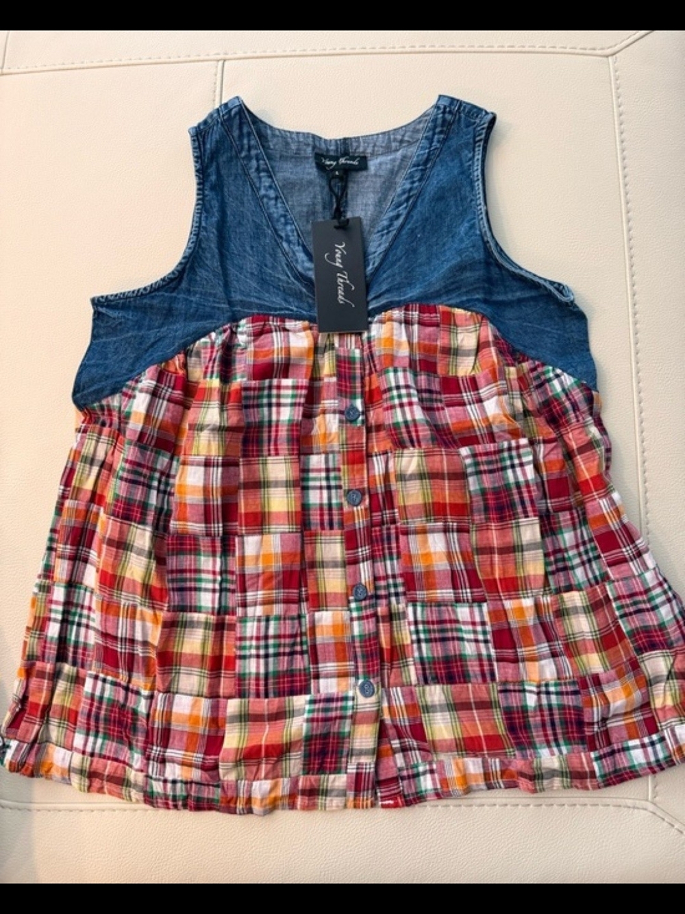 Young Threads Denim Tank
